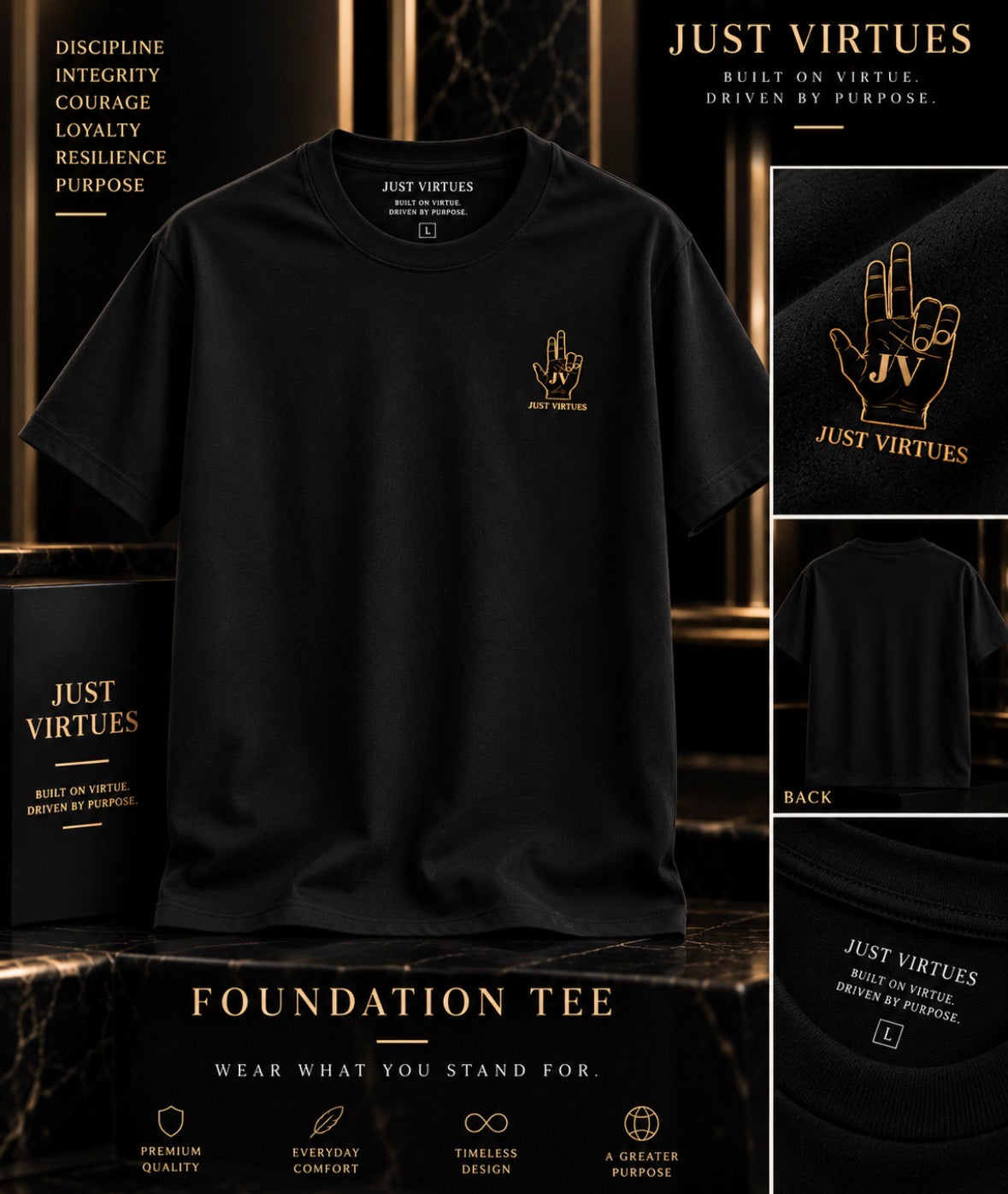 🖤 Foundation Tee