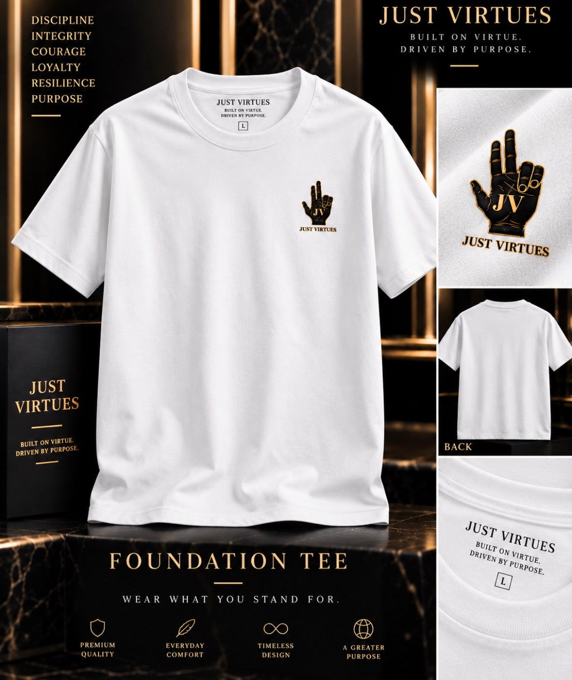 🖤 Foundation Tee